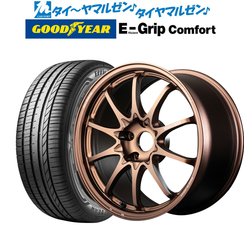 新品 サマータイヤ ホイール4本セットレイズ ボルクレーシング CE28 N-plus18インチ 8.0Jグッドイヤー エフィシエント グリップ コンフォート235/50R18|カーポートマルゼン 店