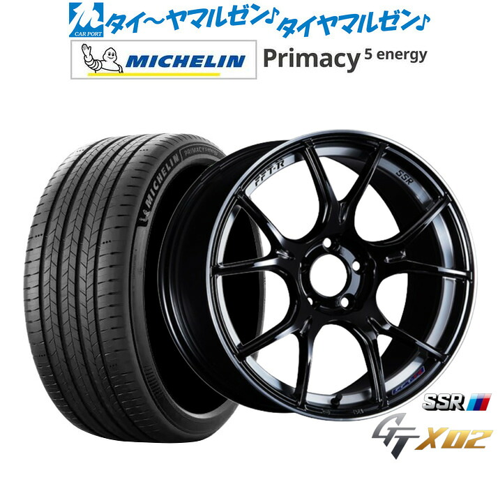新品 サマータイヤ ホイール4本セットタナベ SSR GT X0218インチ 7.5Jミシュラン プライマシー プライマシー5 energy225/55R18｜カーポートマルゼン 店
