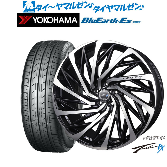 新品 サマータイヤ ホイール4本セットBADX ロクサーニ テンペストタービンVX18インチ 7.5Jヨコハマ BluEarth-ES ブルーアースイーエス ES32225/40R18|カーポートマルゼン 店