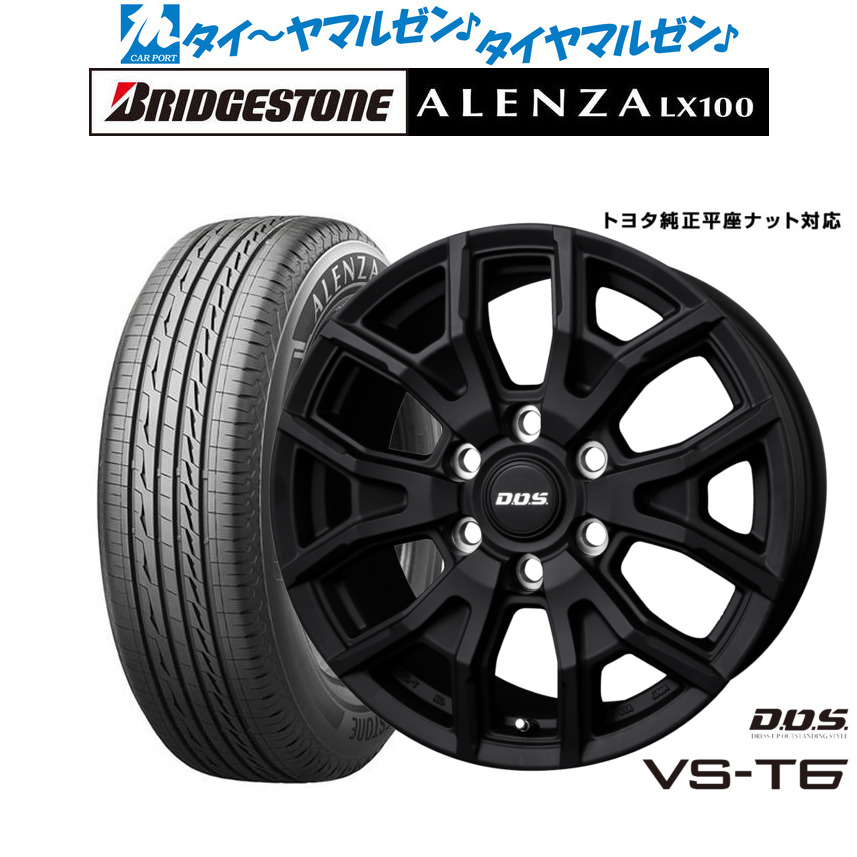新品 サマータイヤ ホイール4本セットBADX D,O,S(DOS) VS-T618インチ 8.0Jブリヂストン ALENZA アレンザ LX100265/65R18｜カーポートマルゼン 店