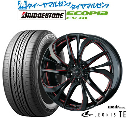 [18日]割引クーポン配布 新品 サマータイヤ ホイール4本セット ウェッズ レオニス TE 17インチ 6.5J ブリヂストン ECOPIA エコピア EV-01 215/50R17