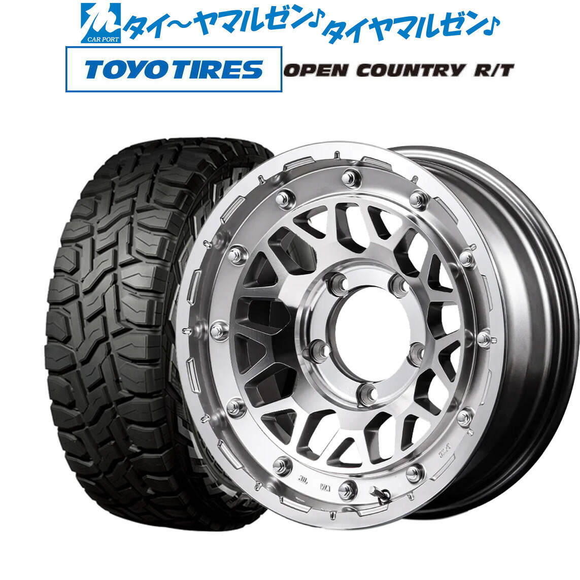[マラソン期間]割引クーポン配布新品 オフロードタイヤ ホイール4本セットMID ナイトロパワー M29 スティンガー16インチ 5.5Jトーヨータイヤ OPEN COUNTRY オープンカントリー RT 215/70R16｜カーポートマルゼン 店
