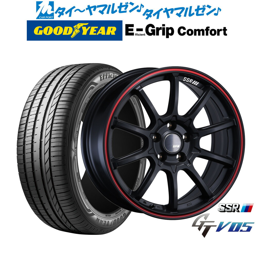 新品 サマータイヤ ホイール4本セットタナベ SSR GT V0517インチ 7.0Jグッドイヤー エフィシエント グリップ コンフォート205/40R17|カーポートマルゼン 店