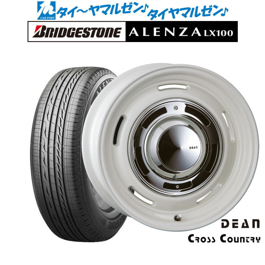 [ﾏﾗｿﾝ期間]P最大42倍&ｸｰﾎﾟﾝ配布 新品 サマータイヤ ホイール4本セット クリムソン ディーン クロスカントリー 18インチ 8.0J ブリヂストン ALENZA アレンザ LX100 215/50R18