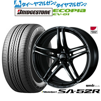 新品 サマータイヤ ホイール4本セット ウェッズ ウェッズスポーツ SA-52R 17インチ 7.5J ブリヂストン ECOPIA エコピア EV-01 215/50R17