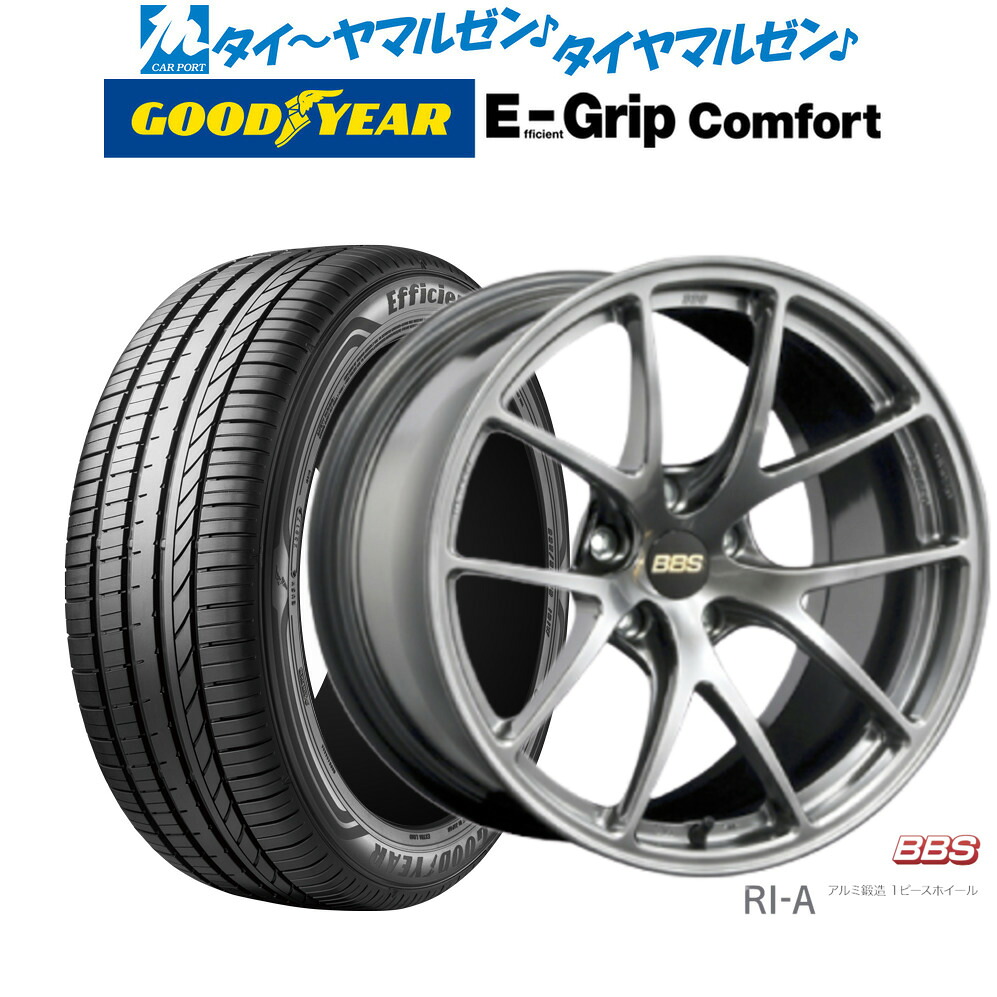 新品 サマータイヤ ホイール4本セットBBS JAPAN RI-A18インチ 8.5Jグッドイヤー エフィシエント グリップ コンフォート245/50R18|カーポートマルゼン 店