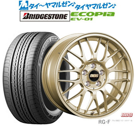 [ﾏﾗｿﾝ期間]P最大42倍&ｸｰﾎﾟﾝ配布 新品 サマータイヤ ホイール4本セット BBS JAPAN RG-F 16インチ 6.5J ブリヂストン ECOPIA エコピア EV-01 205/55R16