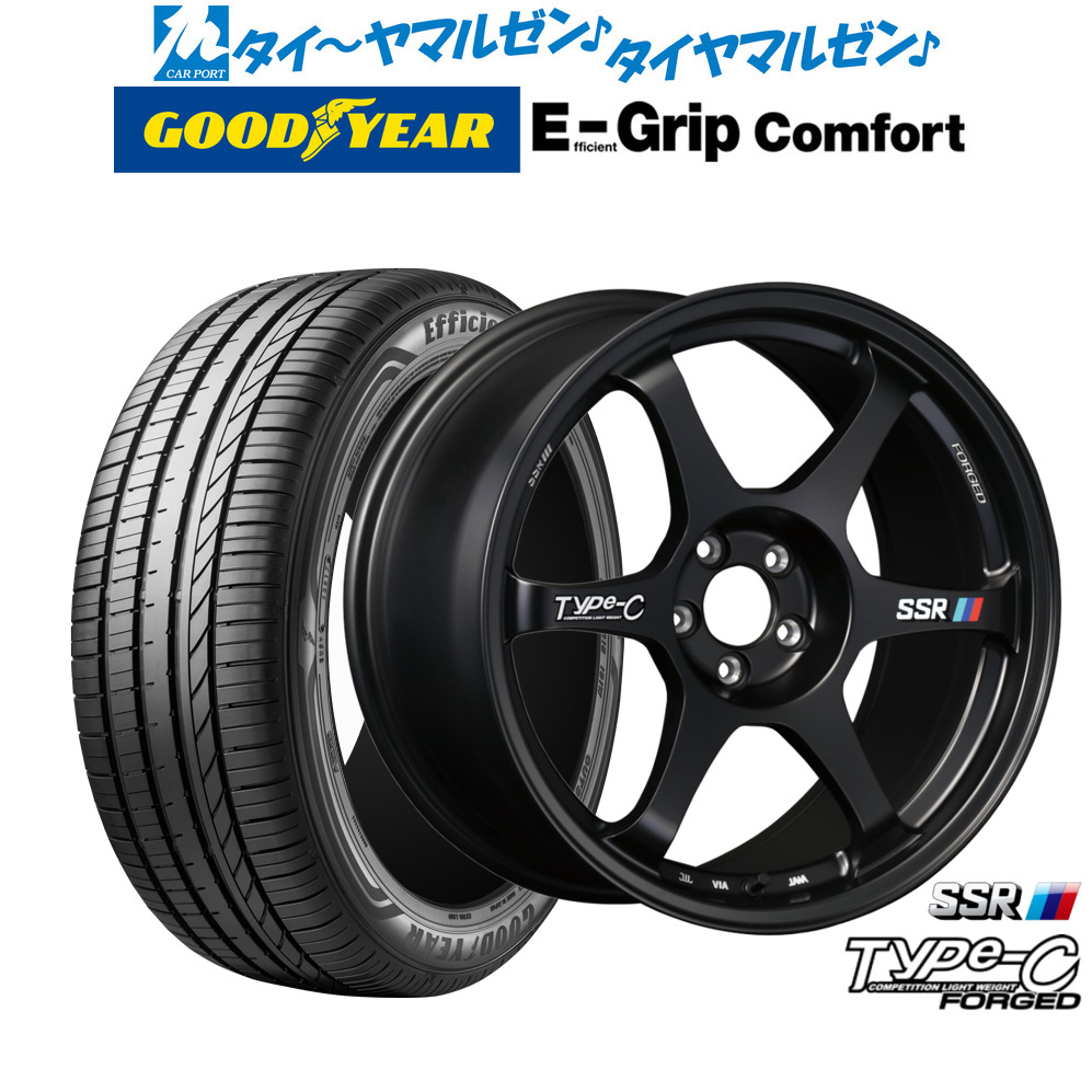 新品 サマータイヤ ホイール4本セットタナベ SSR Type-C FORGED18インチ 8.5Jグッドイヤー エフィシエント グリップ コンフォート235/50R18|カーポートマルゼン 店