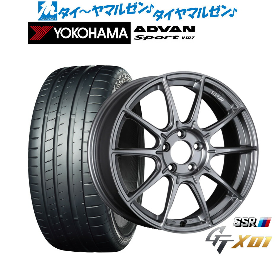 新品 サマータイヤ ホイール4本セットタナベ SSR GT X0118インチ 7.5Jヨコハマ ADVAN アドバン Sport (V107)225/40R18｜カーポートマルゼン 店