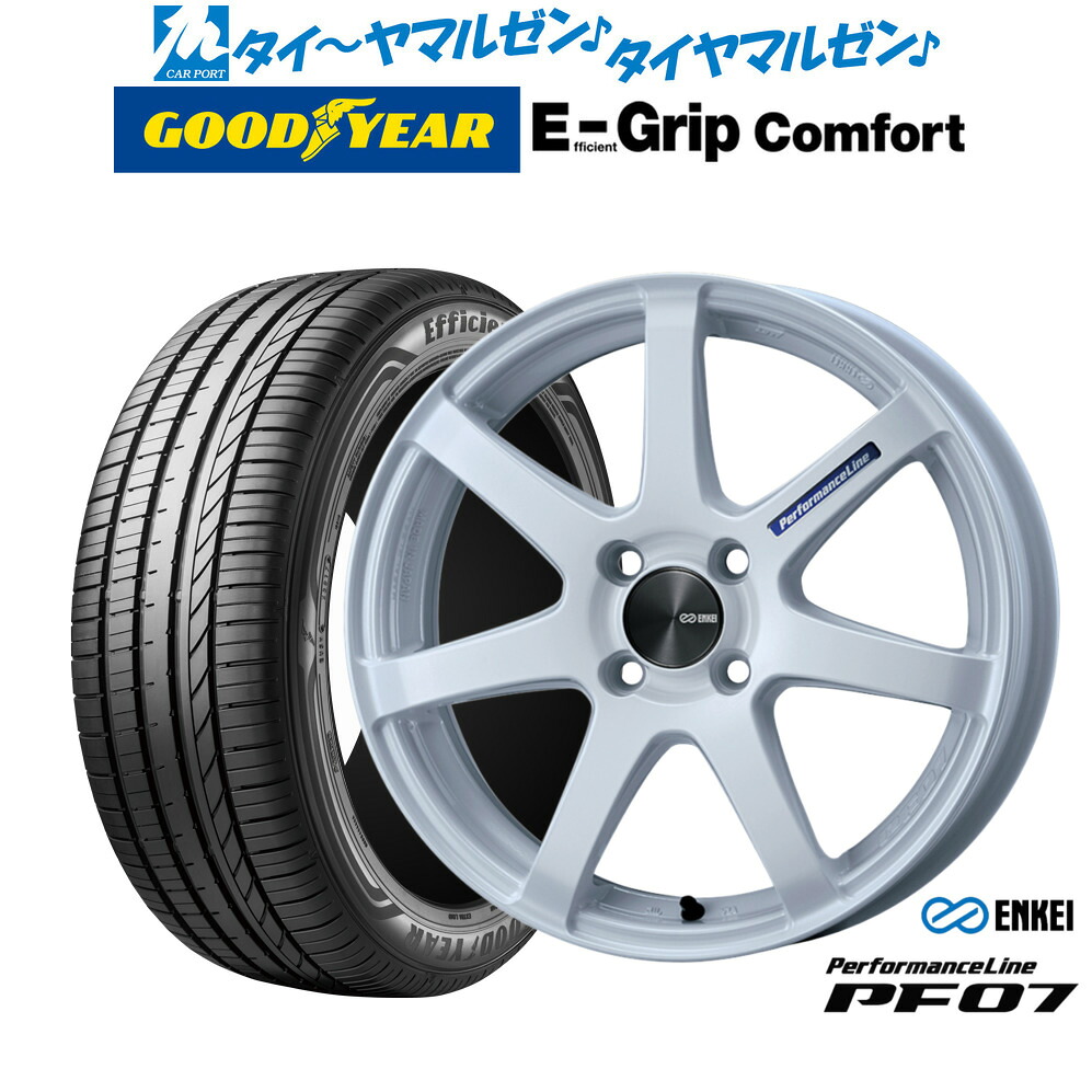 新品 サマータイヤ ホイール4本セットエンケイ PF0715インチ 5.0Jグッドイヤー エフィシエント グリップ コンフォート165/50R15|カーポートマルゼン 店