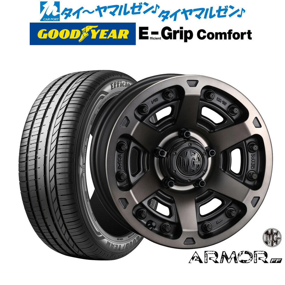 新品 サマータイヤ ホイール4本セットクリムソン MG アーマー FF18インチ 8.0Jグッドイヤー エフィシエント グリップ コンフォート245/50R18|カーポートマルゼン 店