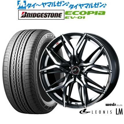 [18日]割引クーポン配布 新品 サマータイヤ ホイール4本セット ウェッズ レオニス LM 17インチ 7.0J ブリヂストン ECOPIA エコピア EV-01 215/50R17