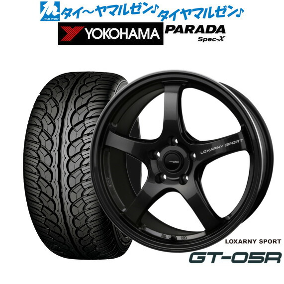 新品 サマータイヤ ホイール4本セットBADX ロクサーニスポーツ GT-05R18インチ 7.5Jヨコハマ PARADA パラダ Spec-X235/60R18|カーポートマルゼン 店