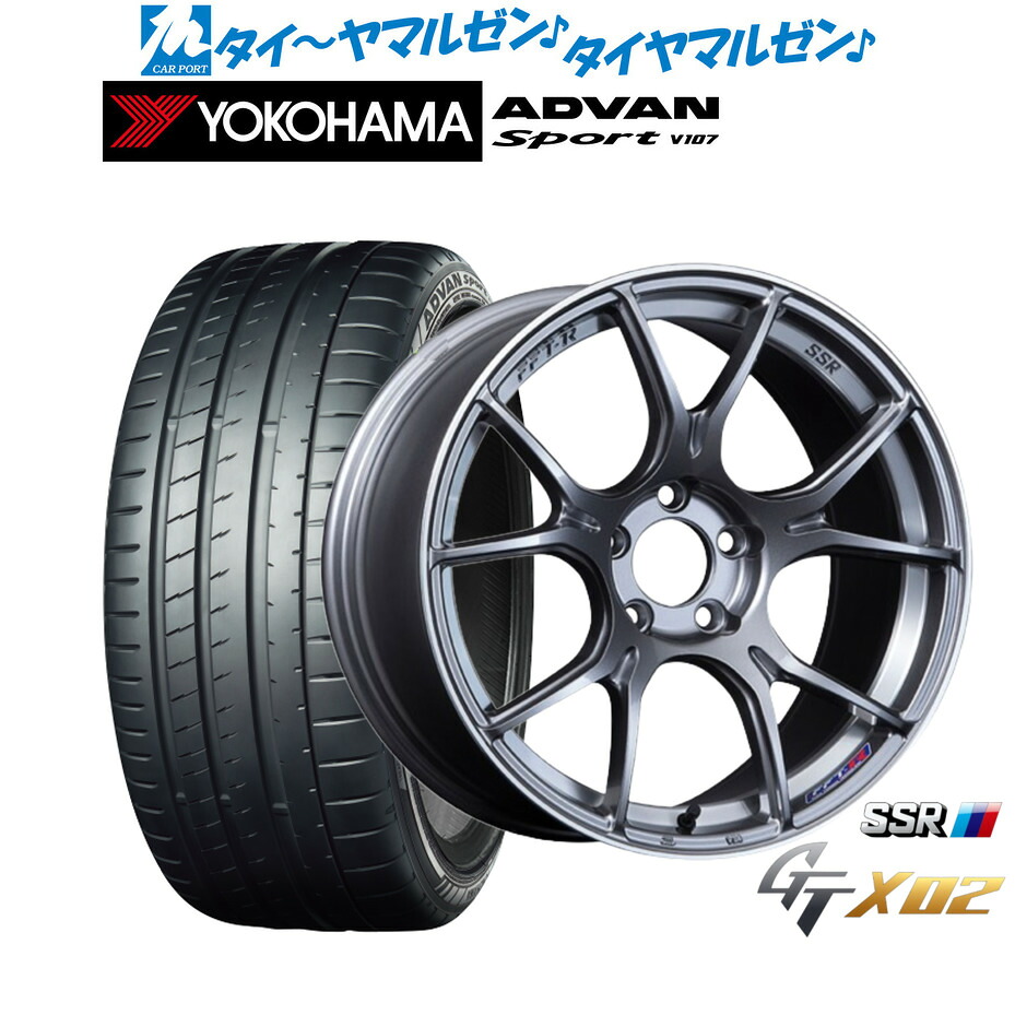 新品 サマータイヤ ホイール4本セットタナベ SSR GT X0218インチ 7.5Jヨコハマ ADVAN アドバン Sport (V107)205/40R18|カーポートマルゼン 店