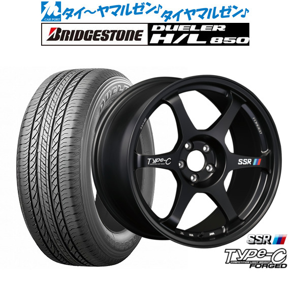 新品 サマータイヤ ホイール4本セットタナベ SSR Type-C FORGED18インチ 8.5Jブリヂストン DUELER デューラー H/L 850235/55R18|カーポートマルゼン 店