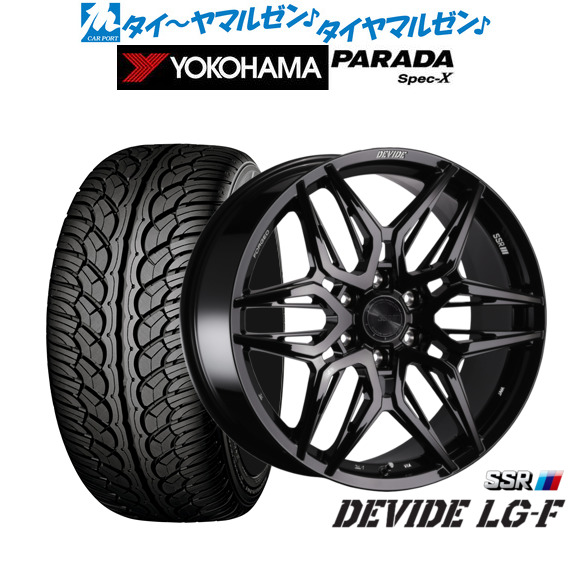 新品 サマータイヤ ホイール4本セット タナベ SSR ディバイド LG-F 22インチ 10.0J ヨコハマ PARADA パラダ Spec-X 305/40R22