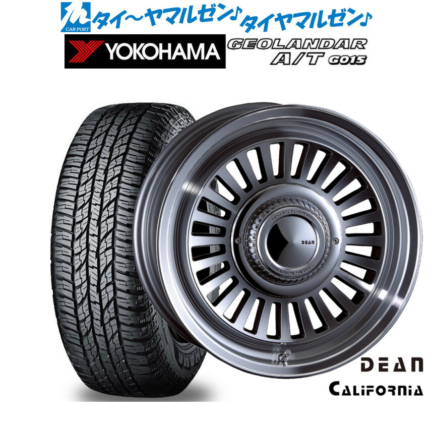 [18日]割引クーポン配布 新品 オフロードタイヤ ホイール4本セット クリムソン ディーン カリフォルニア 16インチ 6.5J ヨコハマ GEOLANDAR ジオランダー AT(G015) 215/80R16 101,050円