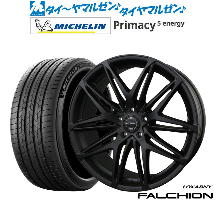新品 サマータイヤ ホイール4本セットBADX ロクサーニ ファルシオン Black Edition18インチ 7.5Jミシュラン プライマシー プライマシー5 energy225/45R18｜カーポートマルゼン 店