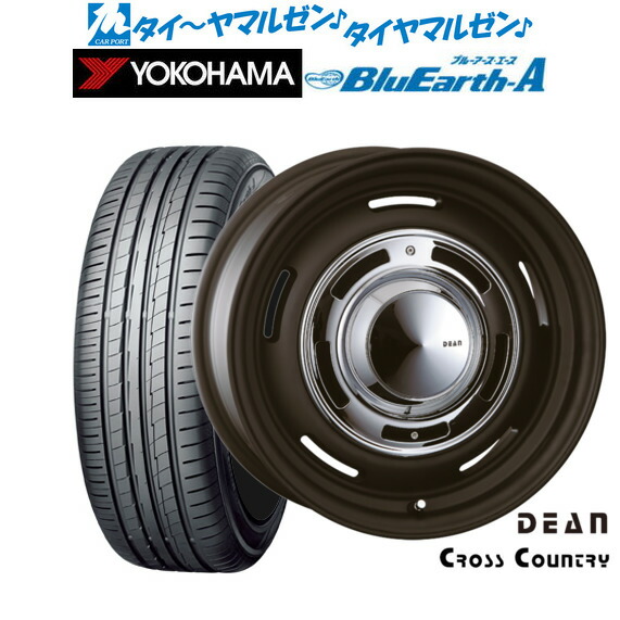 新品 サマータイヤ ホイール4本セット クリムソン ディーン クロスカントリー 18インチ 8.0J ヨコハマ BluEarth ブルーアース A (AE50) 235/55R18