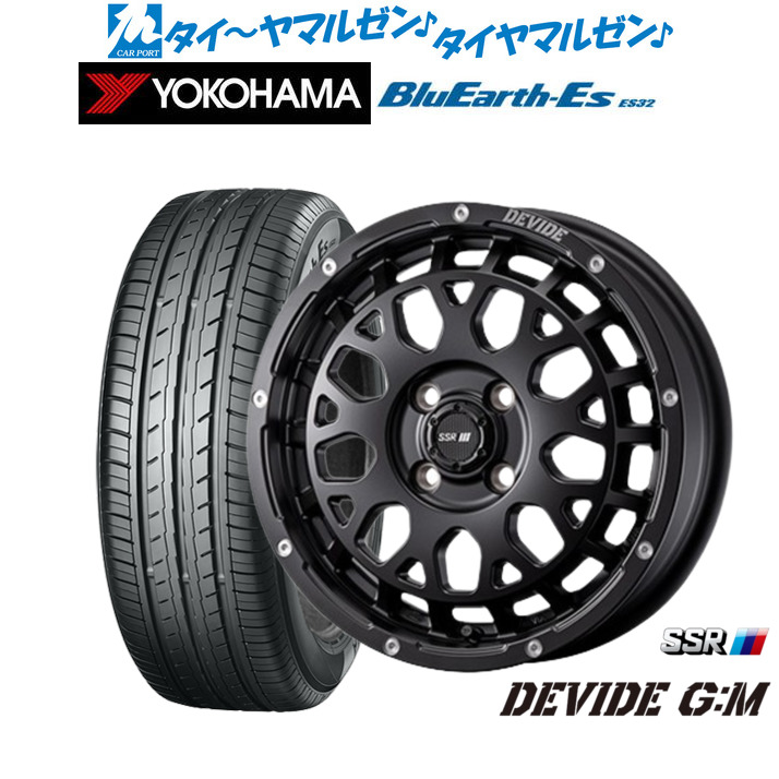 新品 サマータイヤ ホイール4本セットタナベ SSR ディバイド G:M15インチ 4.5Jヨコハマ BluEarth-ES ブルーアースイーエス ES32165/60R15｜カーポートマルゼン 店