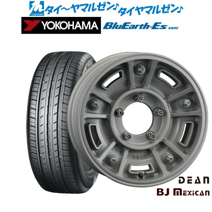 [マラソン期間]割引クーポン配布新品 サマータイヤ ホイール4本セットクリムソン ディーン BJ メキシカン16インチ 6.0Jヨコハマ BluEarth-ES ブルーアースイーエス ES32215/65R16｜カーポートマルゼン 店