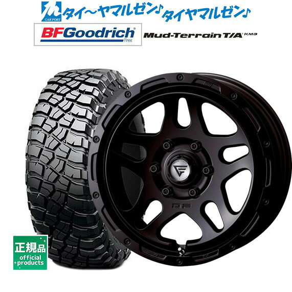 [マラソン期間]割引クーポン配布新品 オフロードタイヤ ホイール4本セットFORCE デルタフォース OVERLANDER(オーバーランダー)18インチ 8.0JBFグッドリッチ マッドテレーン T/A KM3275/70R18｜カーポートマルゼン 店