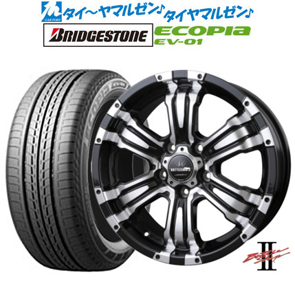 [18日]割引クーポン配布 新品 サマータイヤ ホイール4本セット BADX ロクサーニ バトルシップII(5-114) 16インチ 7.0J ブリヂストン ECOPIA エコピア EV-01 205/55R16 99,935円