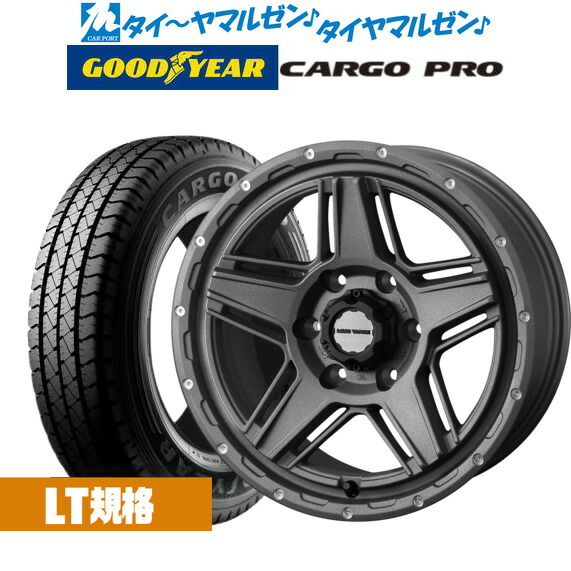 新品 サマータイヤ ホイール4本セット ウェッズ アドベンチャー マッドヴァンス 07 15インチ 6.0J グッドイヤー カーゴ プロ 195/80R15