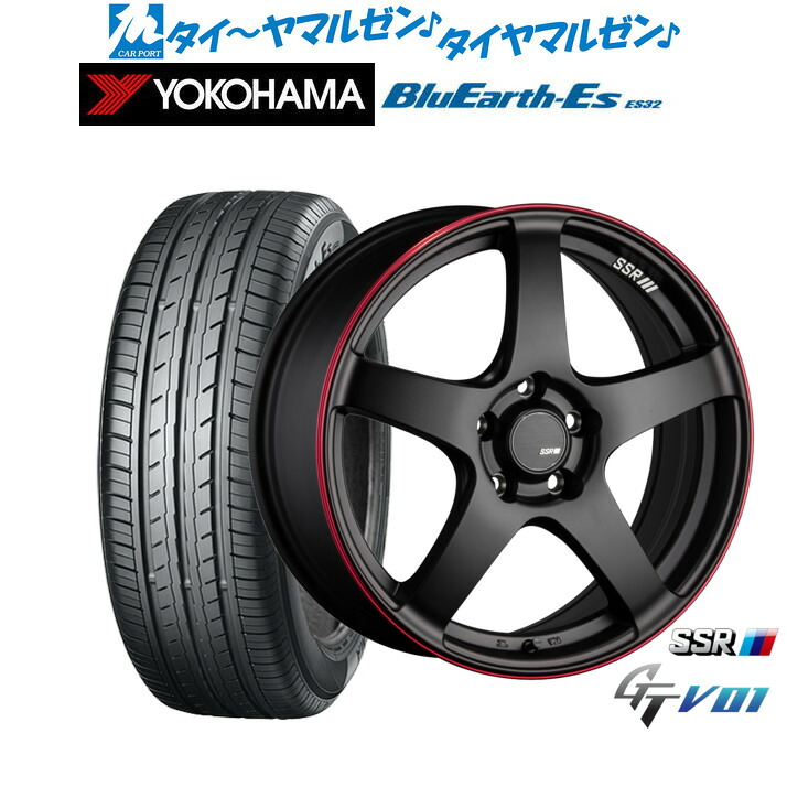 新品 サマータイヤ ホイール4本セットタナベ SSR GT V0117インチ 7.0Jヨコハマ BluEarth-ES ブルーアースイーエス ES32225/50R17|カーポートマルゼン 店