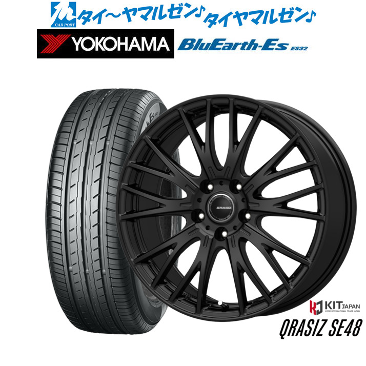 新品 サマータイヤ ホイール4本セット コーセイ クレイシズ SE48 18インチ 7.0J ヨコハマ BluEarth-ES ブルーアースイーエス ES32 235/50R18