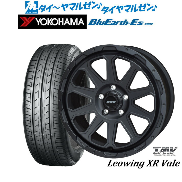 新品 サマータイヤ ホイール4本セット トライアルファ レオウイング クロスヴェイル 17インチ 7.0J ヨコハマ BluEarth-ES ブルーアースイーエス ES32 225/50R17