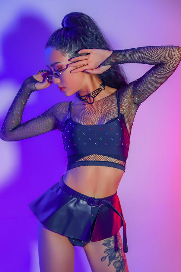 ダンス衣装 セクシー ダンス 衣装 ダンスウェア ダンスウエア 舞台衣装 コスチューム コスプレ ハロウィン ブラック 黒 仮装 Dance 8127 Rvcconst Com