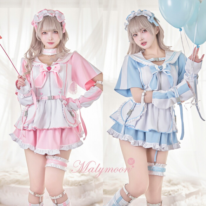 【天使界隈👼】アクアシステムセーラーカラースウェットセット main image 1