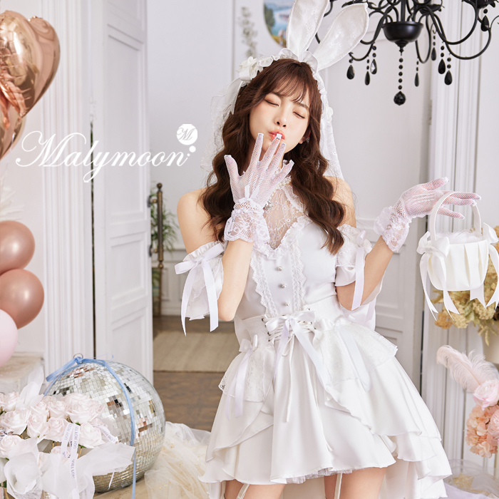マリームーン　デニムバニーセットアップ Amazon.co.jp: [Malymoon] コスプレ バニーガール デニム