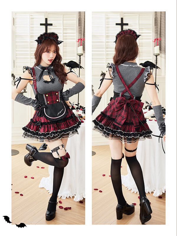 正規品]【予約】ハロウィン コスプレ 悪魔 デビル メイド