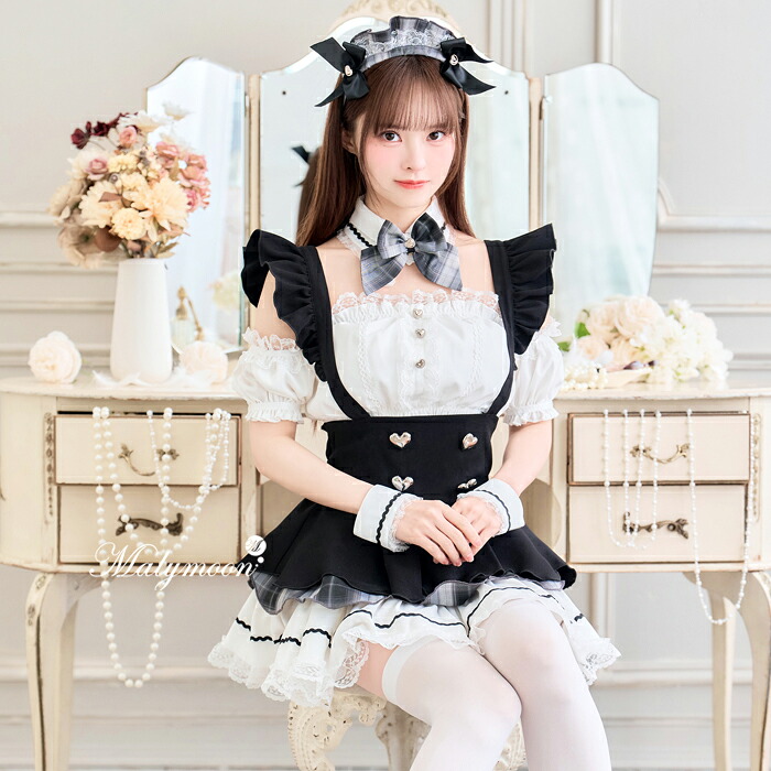 楽天市場】[正規品]【即納】コスプレ ハロウィン メイド デニム