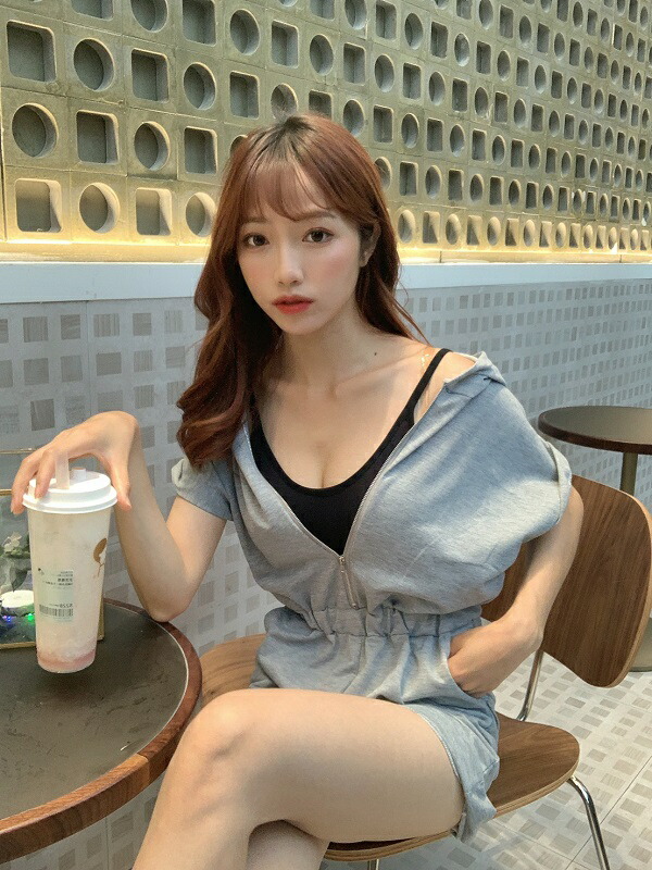 ルームウェア ワンピース レディース 上下セット 長袖 ノースリーブ キャミ 春 外出 かわいい 可愛い 大きいサイズ グレー ロンパース つなぎ 夏 春夏 前開き 綿100 コットン スウェット セクシー セット 春 Malymoon マリームーン 3301 Giosenglish Com