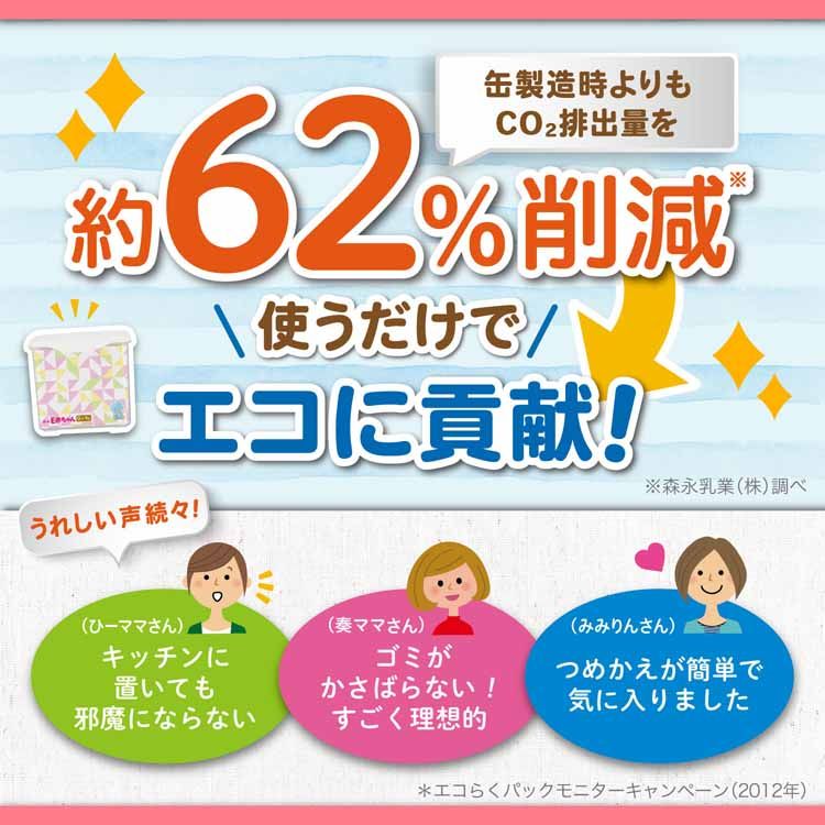 粉ミルク E赤ちゃん 800g 森永 エコらくパック はじめてセットミルク E