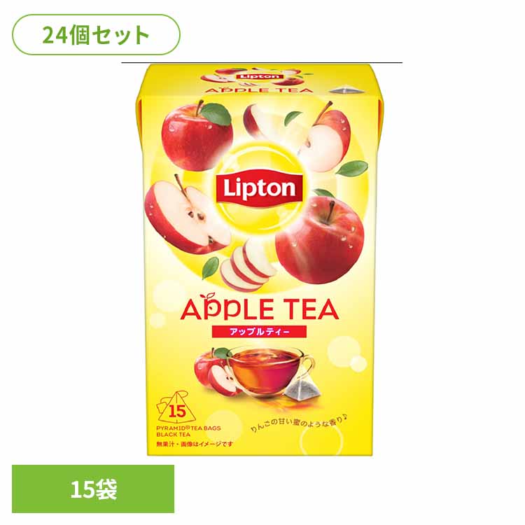 リプトン アップル ティーバッグ 15袋×24個 紅茶 ティーバッグ リプトン フレーバーティー アップルティー フルーツティー キーコーヒー