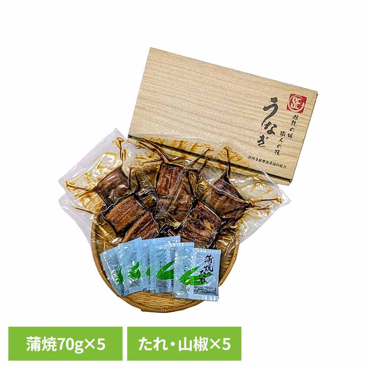 静岡うなぎ漁業協同組合　静岡県産うなぎ蒲焼　カット５枚 うなぎ 静岡 蒲焼 カット 国産 グルメ お取り寄せ ギフト 贈答 冷凍 【TD】 【代引不可】