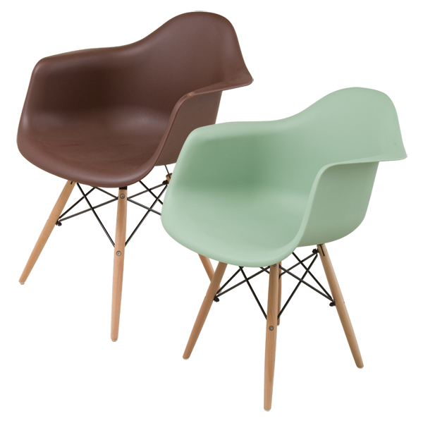 イームズ DAW シェルチェアー イス 椅子 Eames 家具 アボカド/NT+