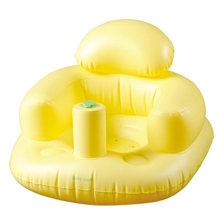 楽天市場 ママ割ポイント最大7倍 ふんわりバスチェア イエロー バスチェア ベビーチェア 椅子 赤ちゃんイス いす チェア お風呂 バス 赤ちゃん 永和 D 子育てママの店 ベビー キッズ