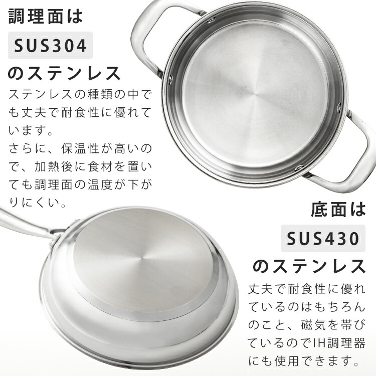 ステンレスパン6点セット キッズルーム 6点セット なべ 送料無料 ディズニー Sp Se6 炒める ステンレス フライパン フライパン 料理 調理 耐摩耗性 調理器具 キッチン 丈夫 長持ち ガス 直火 アイリスオーヤマ