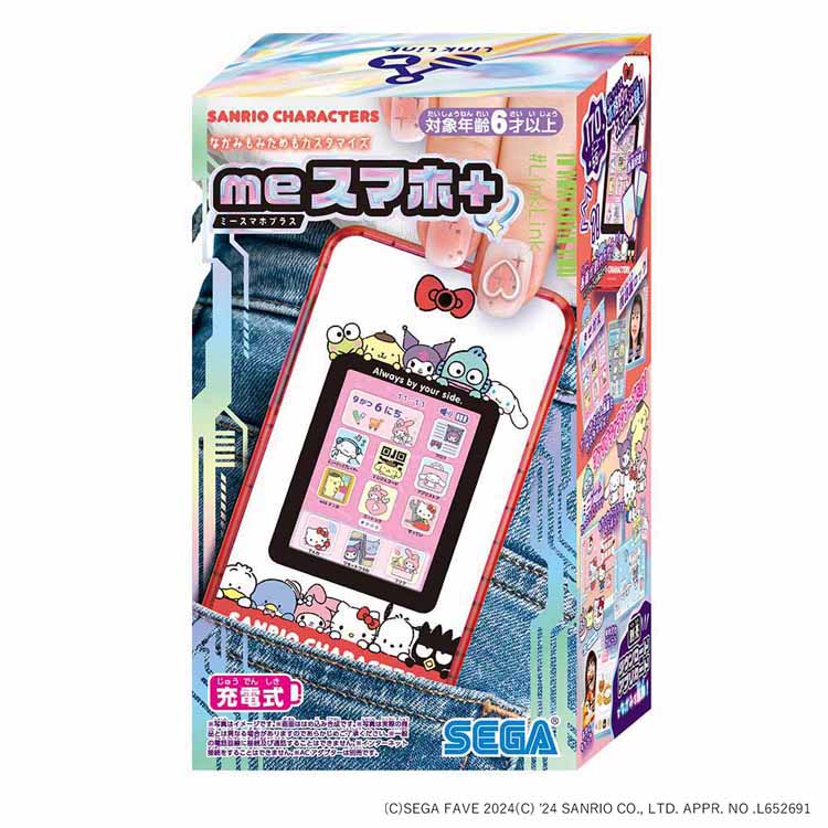 meスマホ＋ サンリオキャラクターズ 電子玩具 キッズ家電 キッズスマホ ケータイ meスマホ ミースマホ サンリオ サンリオキャラクターズ セガフェイブ クリスマス 誕生日 プレゼント