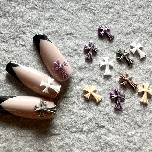 ネイルパーツ kaya 楽天市場】リリージェル Lily gel パステルクロスチャーム 全3種 背面