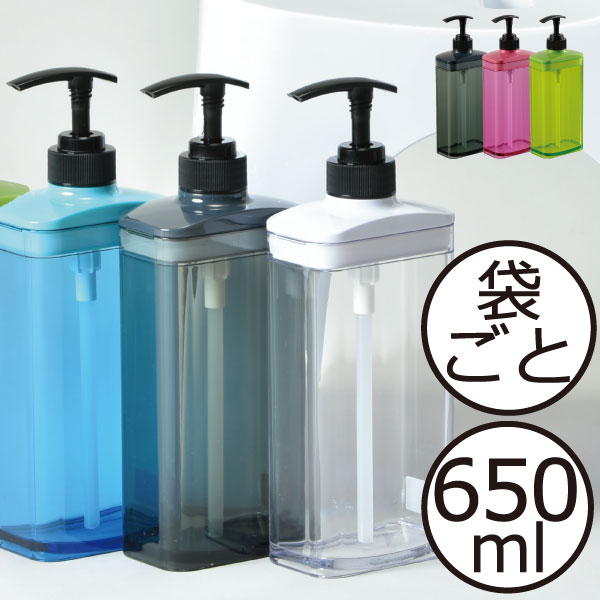 楽天市場 日本製 ソープディスペンサー ディスペンサー ボトル シャンプー ボディソープ コンディショナー ハンドソープボトル 詰め替えボトル キッチン ソープボトル 北欧 おしゃれ インテリア雑貨 詰め替え用 詰め替え容器 リッチェル Hayur ハユール シャンプー