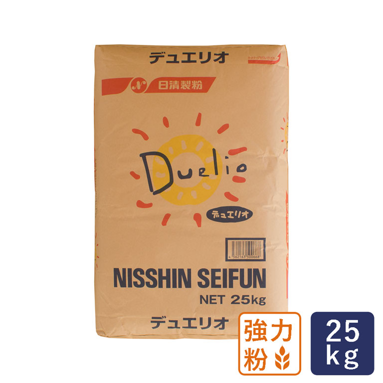強力粉 デュエリオ パン用デュラム小麦粉 日清製粉 業務用 25kg【沖縄は別途追加送料】_【パン材料】