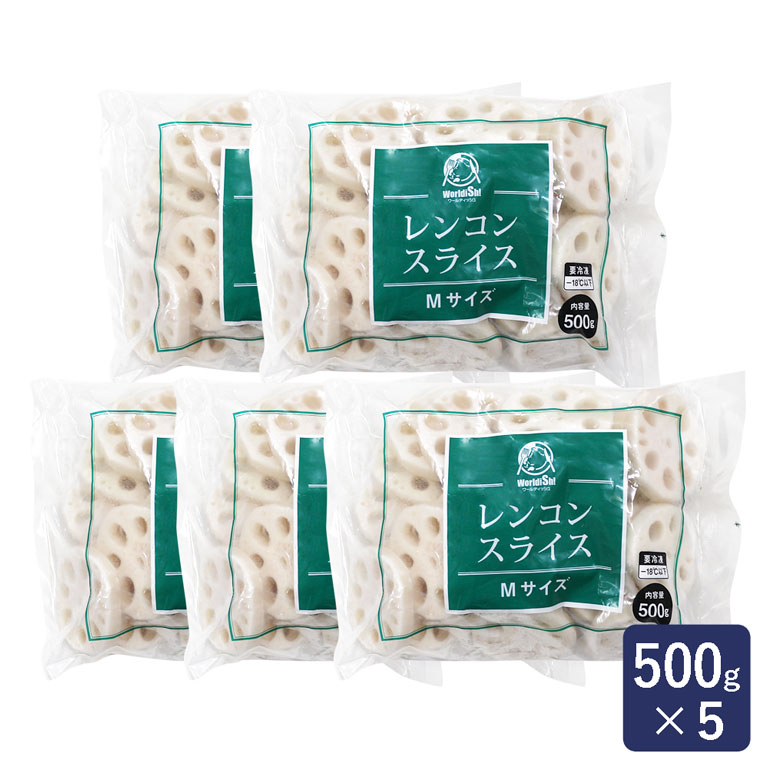 楽天市場】◎【冷凍】富士通商 レンコン スライス Sサイズ 500g