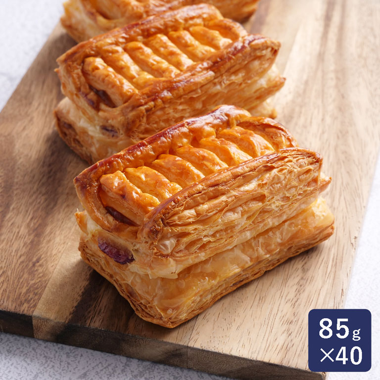 冷凍パイ生地 クリームチーズ＆ブルーベリーパイ ISM 業務用 1ケース 85g×40_ ママパン