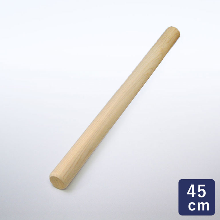 楽天市場】木製 めん棒（シナの木・45センチ）【国産品】木工職人の